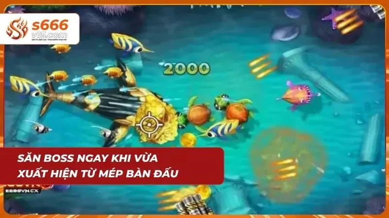 Bắn Cá S666 – Game Săn Thưởng Đổi Quà Cực Hấp Dẫn Năm 2026 6 Boss vừa xuất hiện trên màn hình và bị nhắm bắn